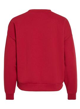 Sweatshirt Vila Reflect rouge pour femme