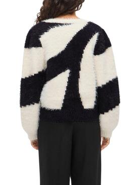 Maillot Vila Nuo noir et blanc pour femme