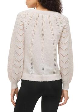 Maillot Vila Tuli beige pour femme