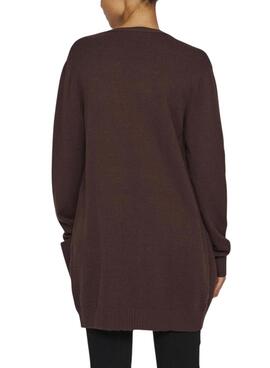 Veste Vila Viril marron pour femme