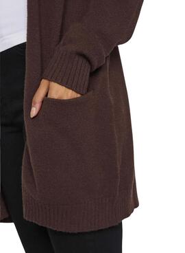 Veste Vila Viril marron pour femme