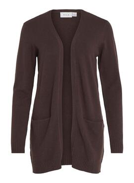 Veste Vila Viril marron pour femme