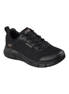 Chaussures Skechers Bobs Flex Waterproof noir pour femme