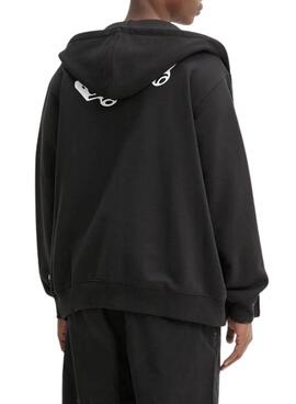 Sweatshirt Vans Style 76 noir pour homme