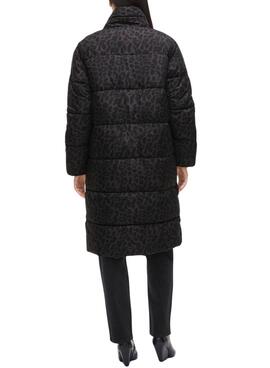 Manteau matelassé Vila Vipuff à imprimé animal pour femme