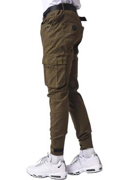 Pantalon Project X Paris cargo vert pour homme