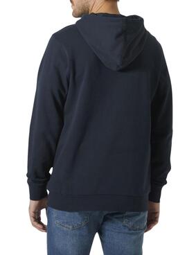 Sweat à capuche Helly Hansen HH Box bleu marine pour homme