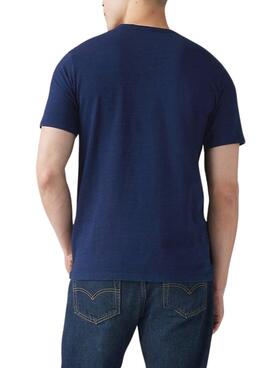T-shirt Levi's Henley bleu pour homme