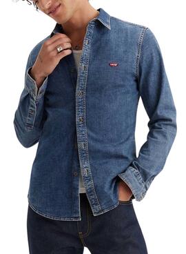 Chemise Levi's Battery bleue pour homme