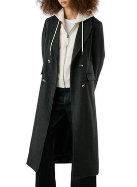 Manteau Pepe Jeans Taylor gris pour femme
