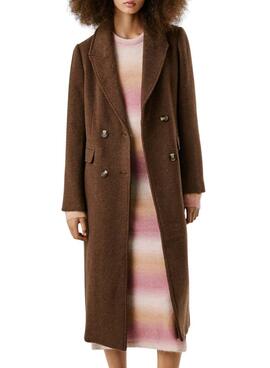 Manteau Pepe Jeans Taylor marron pour femme