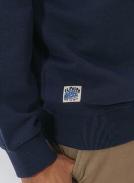 Sweat à capuche El Pulpo Esquimau bleu pour homme