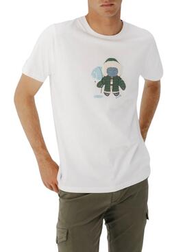 T-shirt El Pulpo Esquimal blanc pour homme