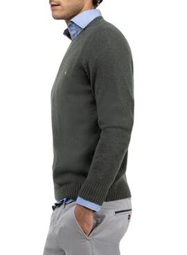 Maillot El Ganso laine mérinos vert pour homme