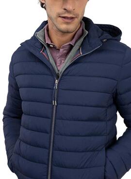 Veste matelassée bleu marine El Ganso pour homme.
