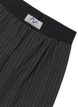 Pantalon Mayoral en rayas diplomaticas noir pour fille.