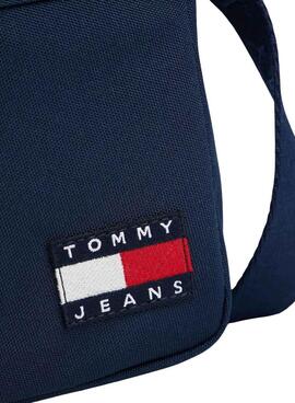 Sac Tommy Jeans Reporter bleu marine pour homme