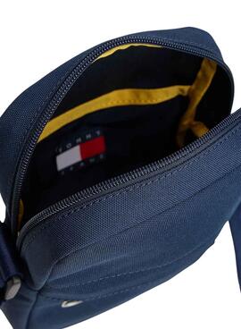 Sac Tommy Jeans Reporter bleu marine pour homme