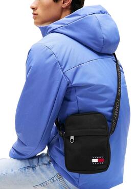 Sac Tommy Jeans Reporter noir pour homme