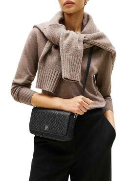 Sac à bandoulière Tommy Hilfiger Icon noir pour femme