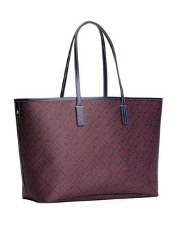 Sac fourre-tout Tommy Hilfiger Monoplay bleu et rouge pour femme