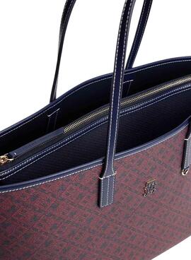 Sac fourre-tout Tommy Hilfiger Monoplay bleu et rouge pour femme