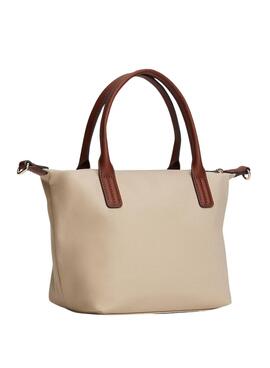 Sac Tommy Hilfiger mini beige en nylon pour femme