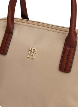 Sac Tommy Hilfiger mini beige en nylon pour femme