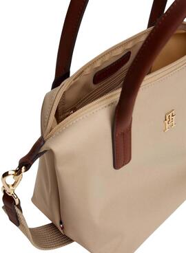 Sac Tommy Hilfiger mini beige en nylon pour femme