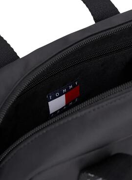 Sac à bandoulière Tommy Jeans Daily Crossover noir pour femme.