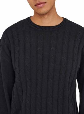 Maillot bleu marine pour homme Only and Sons Lamard.