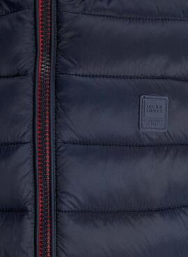 Gilet Jack and Jones Bradley bleu marine pour enfant.