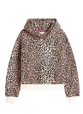 Sweat à capuche léopard Tommy Hilfiger pour fille