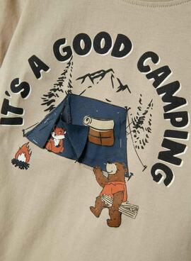 T-shirt Name It Molen beige pour garçon