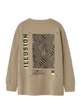 T-shirt Name It Mobay beige pour garçon