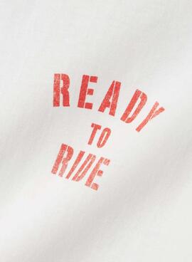 T-shirt Name It Morson blanc pour garçon