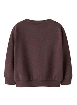 Sweatshirt Name It Molaf grenat pour garçon