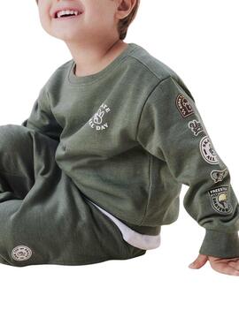 Pantalon de jogging Name It Molaf vert pour garçon