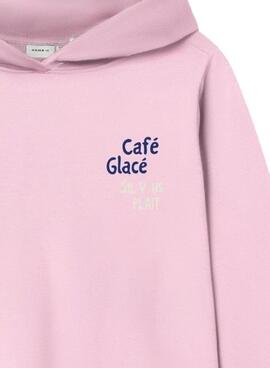 Sweatshirt Name It Fofina rose pour fille