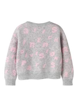 Maillot Name It Foline gris pour fille