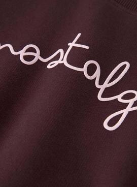 Sweat-shirt Name It Fovi grenat pour fille