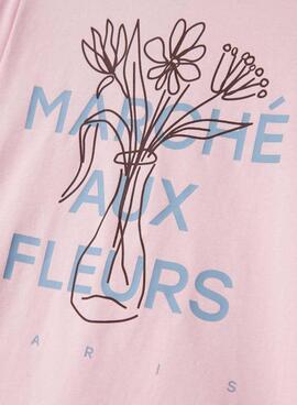 T-shirt Name It Foslina rose pour fille