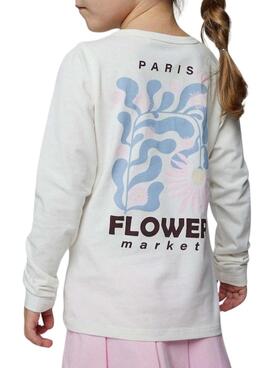 Maillot Name It Foslina blanc pour fille