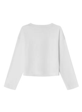 T-shirt Pepe Jeans Amberly blanc pour fille