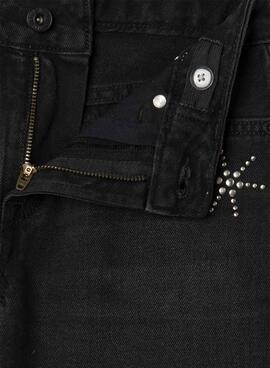 Pantalon Pepe Jeans Wide Leg noir pour fille