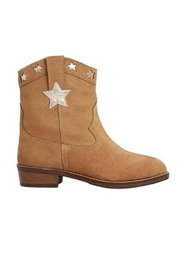 Bottillons Pepe Jeans Western Star camel pour fille