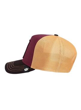 Casquette Goorin Bros Real Talk bordeaux pour homme