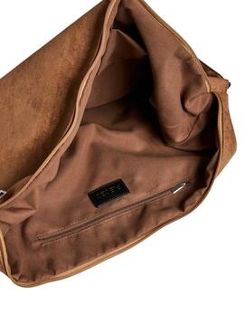 Sac à main Pieces Amanda en daim marron pour femme