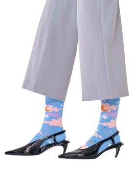 Chaussettes Happy Socks bleu ciel