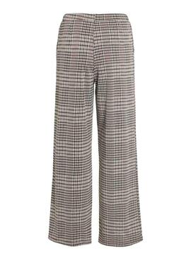 Pantalon Vila Viraja à carreaux pour femme